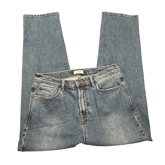 Kenzie Ella High Rise Straight Leg Jeans Size 10 Medium Wash Casual Comfortable - Picture 5 of 12